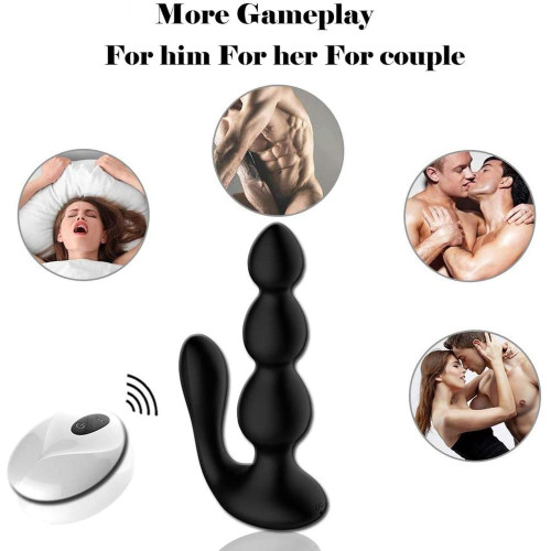 Анальна пробка B - Series Cute Anal Beads, Remote Controler