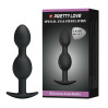 Анальная пробка Pretty Love silicone Anal balls Черная 12.5 см
