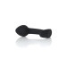 Анальна пробка B - Series HeavyFun Curved Silicone Black Plug S