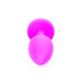 Анальна пробка B - Series HeavyFun Classic Jewellery Silicone Pink Plug, діаметр 2,7 см, довжина 7 см, Blue
