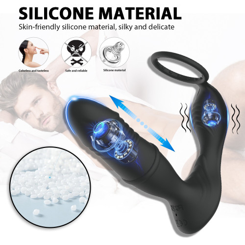 Масажер простати Erospace Men’s Play Thrusting Prostate Massager APP Controlled B5