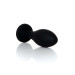 Анальная пробка B - Series HeavyFun Bullet Jewellery Silicone Black Plug, диаметр 3,2 см, длина 10,5 см, Clear