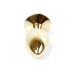Анальная пробка B – Series HeavyFun Classic Jewellery Gold Plug, диаметр 2,7 см, длина 7 см, Red