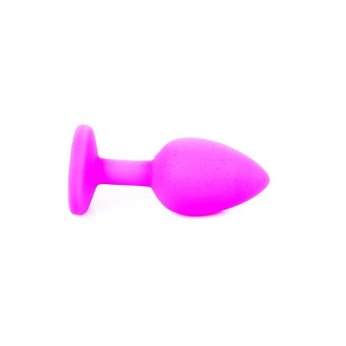Анальна пробка B - Series HeavyFun Classic Jewellery Silicone Pink Plug, діаметр 2,7 см, довжина 7 см, Blue