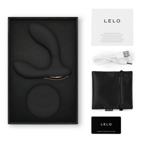 Массажер простаты LELO Hugo 2 Remote Black, 2 мотора, очень мощный, пульт ДУ