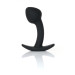 Анальна пробка B - Series HeavyFun Curved Silicone Black Plug S