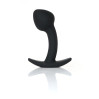 Анальна пробка B - Series HeavyFun Curved Silicone Black Plug S