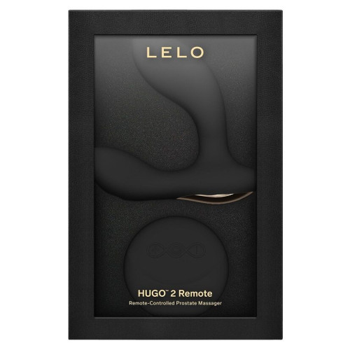 Массажер простаты LELO Hugo 2 Remote Black, 2 мотора, очень мощный, пульт ДУ