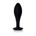 Анальная пробка B - Series HeavyFun Bullet Jewellery Silicone Black Plug, диаметр 3,2 см, длина 10,5 см, Clear