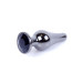 Анальна пробка B - Series HeavyFun Long Jewellery Dark Silver Plug, діаметр 3 см, довжина 9,5 см, Black