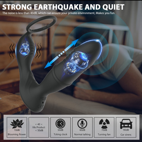 Масажер простати Erospace Men’s Play Thrusting Prostate Massager APP Controlled B5