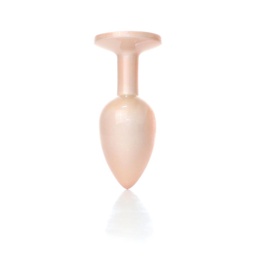 Анальная пробка B - Series HeavyFun Pearl Classic Jewellery Gold Plug Clear S