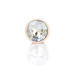 Анальная пробка B - Series HeavyFun Pearl Classic Jewellery Gold Plug Clear S