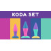 Набор анальных пробок PMV20 Koda – Butt Plug Set, диаметр 2,9 см, 3,9 см, 5 см