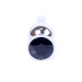 Анальна пробка B - Series HeavyFun Long Jewellery Silver Plug, діаметр 3 см, довжина 9,5 см, Black
