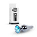 Анальна пробка B - Series HeavyFun Long Jewellery Dark Silver Plug, діаметр 3 см, довжина 9,5 см, Blue