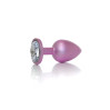 Анальна пробка B - Series HeavyFun Pearl Classic Jewellery Pink Plug Clear L