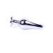 Анальна пробка B - Series HeavyFun Long Jewellery Silver Plug, діаметр 3 см, довжина 9,5 см, Black