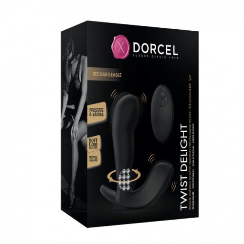 Универсальный вибратор с жемчужным массажем Marc Dorcel TWIST DELIGHT