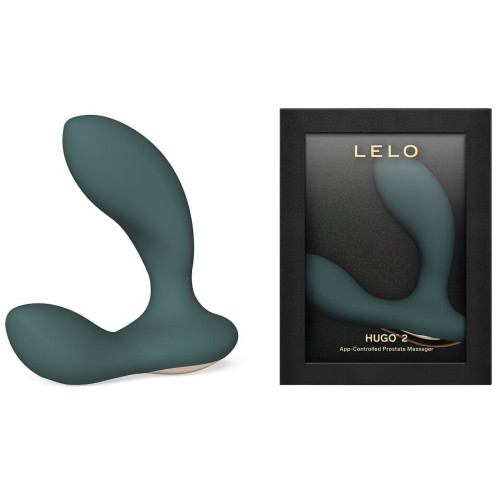 Смарт-массажер простаты LELO Hugo 2 Green, 2 мотора, повышенная мощность
