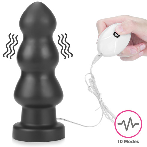 Анальная пробка LoveToy King-Sized Vibrating Anal Rigger 7.8"