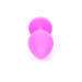 Анальна пробка B - Series HeavyFun Classic Jewellery Silicone Pink Plug, діаметр 3,5 см, довжина 8 см, Blue