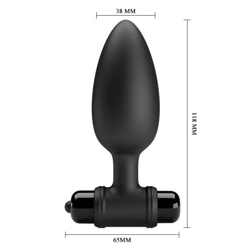 Анальная пробка Pretty Love Vibra Butt Plug II Black