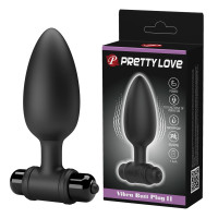 Анальная пробка Pretty Love Vibra Butt Plug II Black