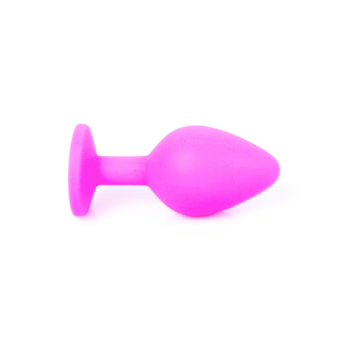 Анальна пробка B - Series HeavyFun Classic Jewellery Silicone Pink Plug, діаметр 3,5 см, довжина 8 см, Blue