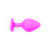 Анальна пробка B - Series HeavyFun Classic Jewellery Silicone Pink Plug, діаметр 3,5 см, довжина 8 см, Blue