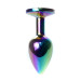 Анальна пробка B - Series HeavyFun Classic Jewellery Multicolour Plug, діаметр 2,7 см, довжина 7 см, Clear