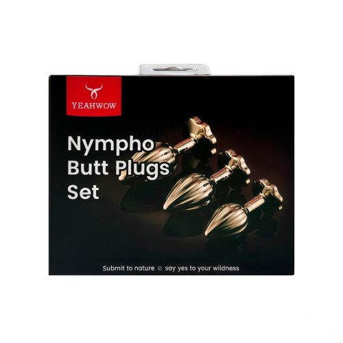 Набір анальних пробок LOCKINK YEAHWOW Nympho Butt Plug Set