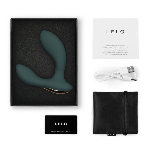 Смарт-массажер простаты LELO Hugo 2 Green, 2 мотора, повышенная мощность