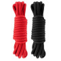 Набір мотузок для бондажу sLash Submission, 5 м, Red&Black
