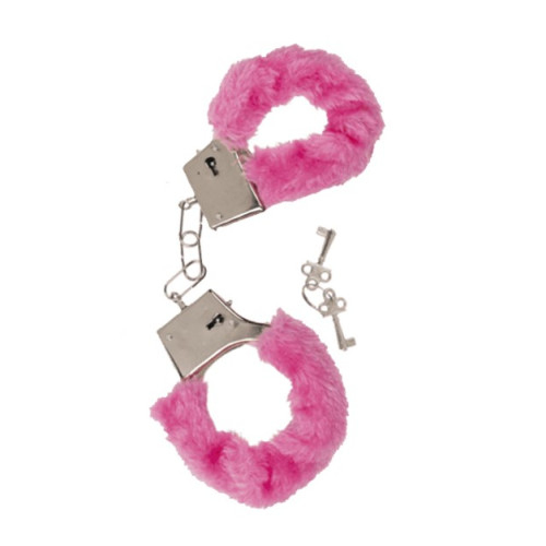 Наручники OOTB Plush Handcuffs With Keys Pink