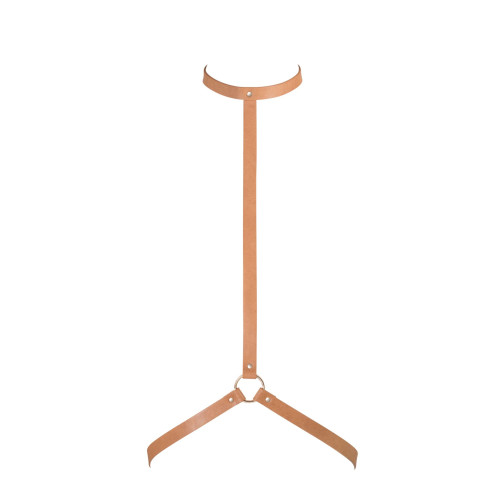 Портупея Bijoux Indiscrets MAZE - I Harness Brown, экокожа, очень стильная