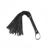 Флоггер Liebe Seele Black Organosilicon Flogger, 44 см, экокожа