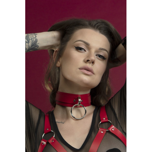 Чокер Feral Feelings Collar Красный