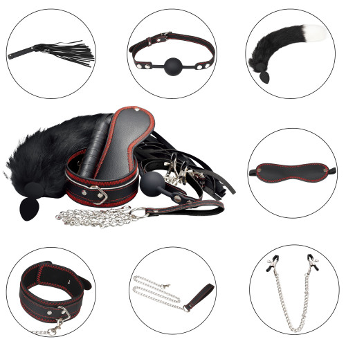 Набор БДСМ Erospace Wild Play BDSM Set 7 pcs C8
