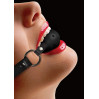 Кляп Ouch! Ball Gag With Leather Straps Black
