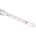 Флогер Liebe Seele White & Pink Leather Flogger