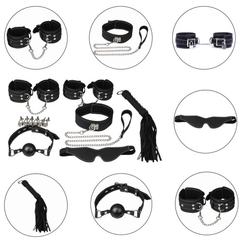 Набор БДСМ Erospace Wild Play Luxury BDSM Set 7 pcs C10