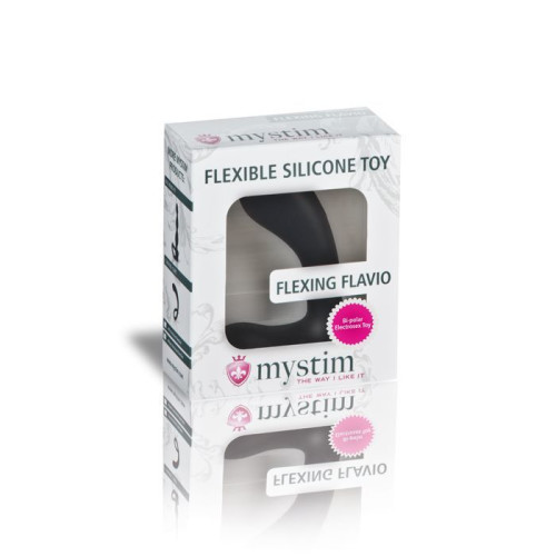 Масажер простати Mystim Flexing Flavio з моделюванням форми для електростимулятора