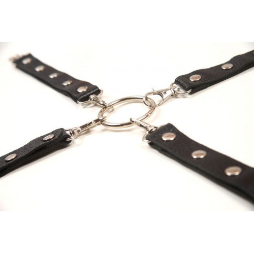 Фиксатор sLash Leather Fixer Large, Black