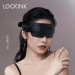 Маска на глаза кожаная Lockink черная