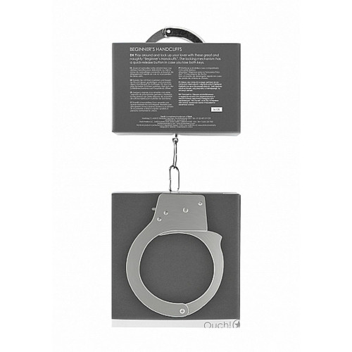 Наручники Ouch! Beginner's Handcuffs Metal Silver