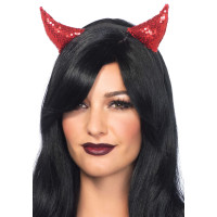 Дьявольские рожки с пайетками Leg Avenue Sequin devil horns Дьявольские рожки с пайетками Leg Avenue Sequin devil horns