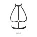 Портупея Bijoux Indiscrets MAZE H Harness Черная