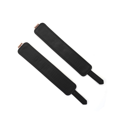 Кожаные поножи Liebe Seele Wine Red Ankle Cuffs, съемная цепочка-крепление