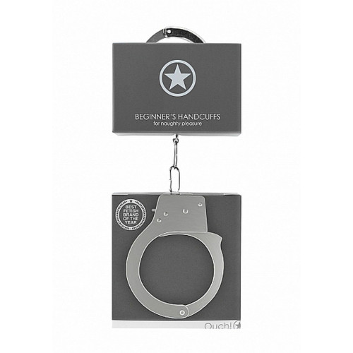 Наручники Ouch! Beginner's Handcuffs Metal Silver